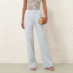 NEW ZIMMERMANN illuminate straight tux pant in sea foam